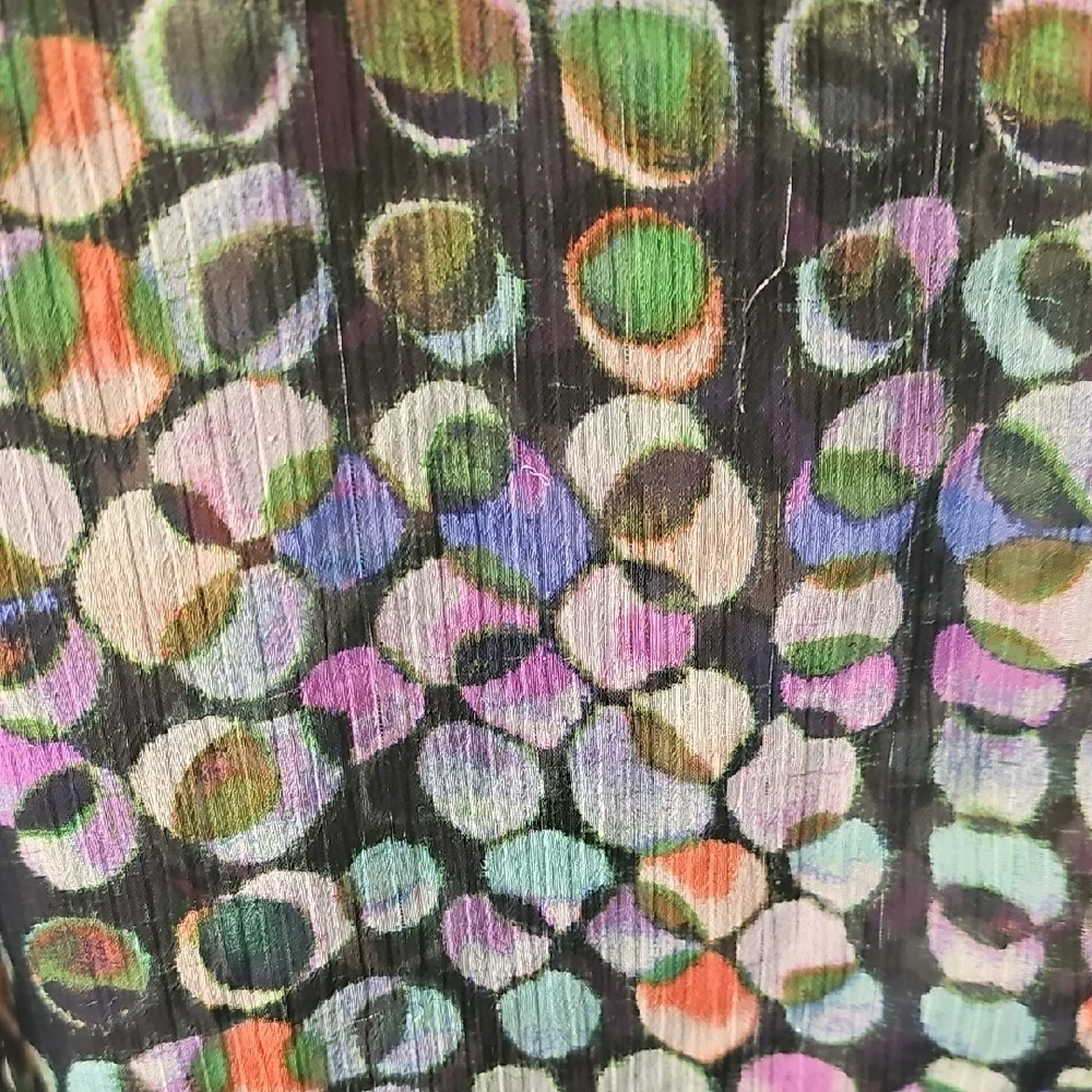 Liz Claiborne Colorful Patterned Blouse - Picture 7 of 9